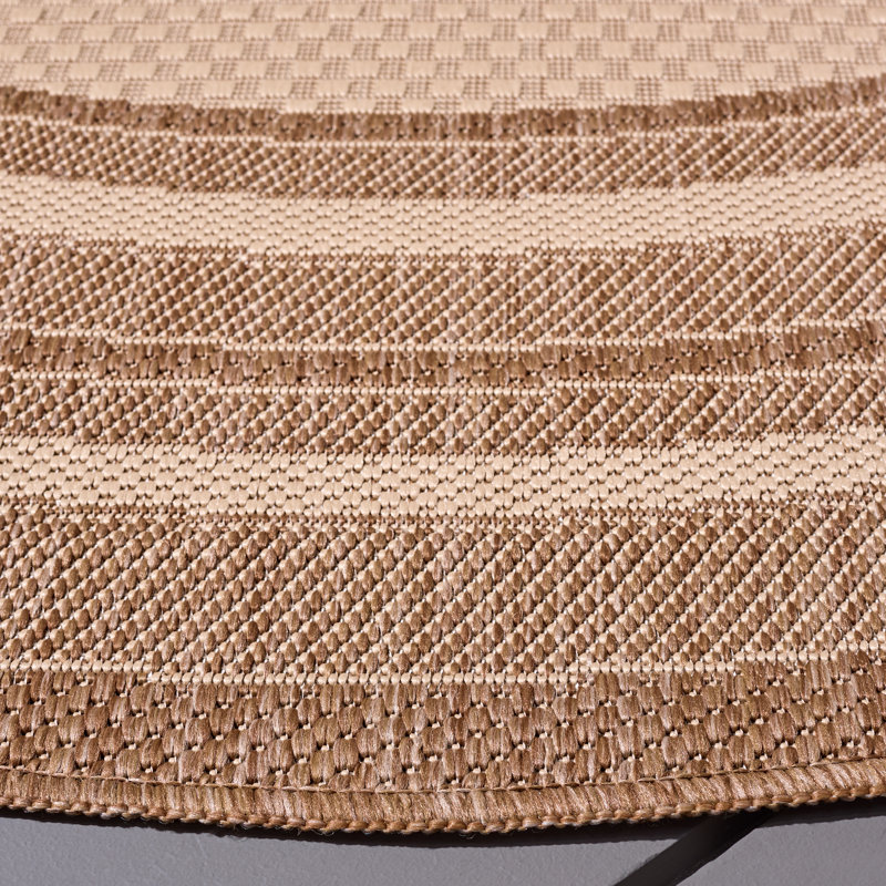 Courtyard Performance Striped Indoor Indoor/Outdoor Area Rug, Rectangle 4' x 5'7"