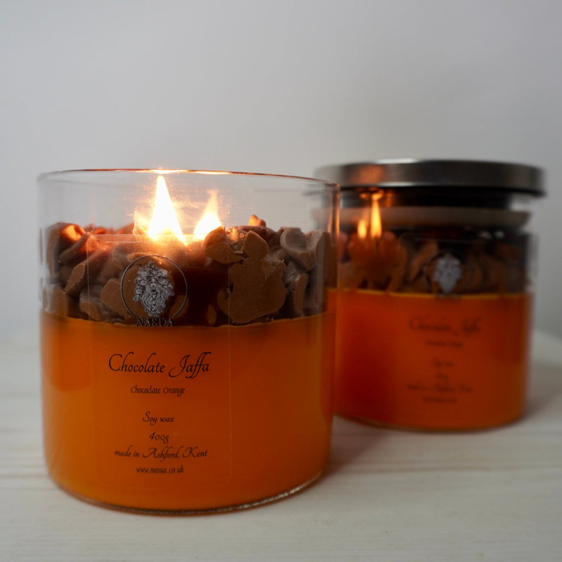 Chocolate Orange Scented Jar Candle