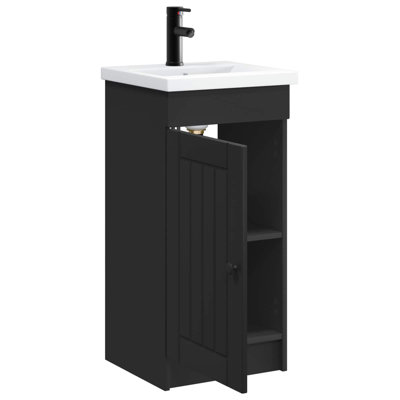 Single Bathroom Vanity with Ceramic Basin