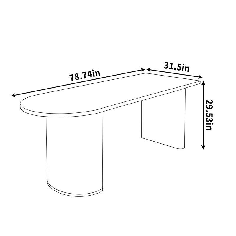 Koron, 29.53"H x 78.74"L x 31.5"W