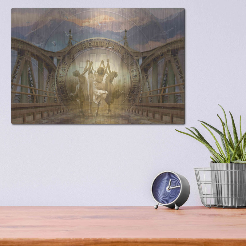 "Bitcoin Deco One" par Steve Hunziker OOB, H 12 po x l 16 po