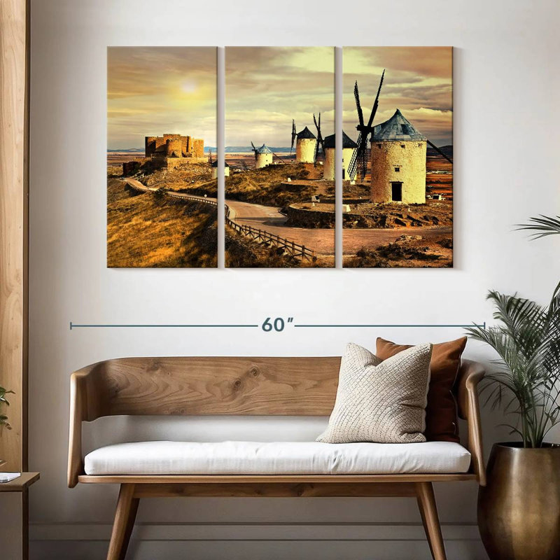 Alvord Don Quixote Windmill, 32" H x 50" W