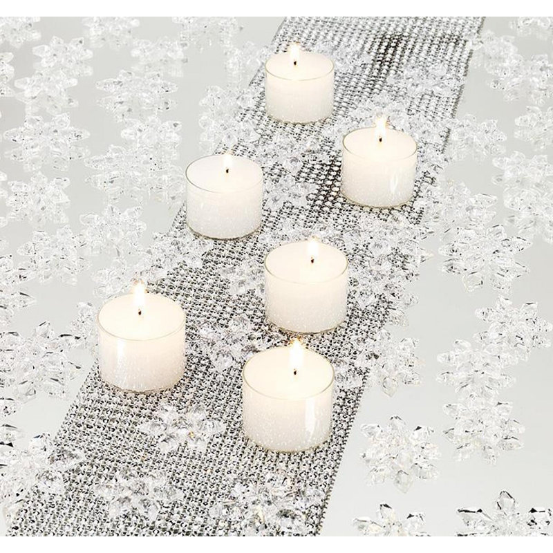Set Of 50 Off-White Extra Long Burn Tealite Candle