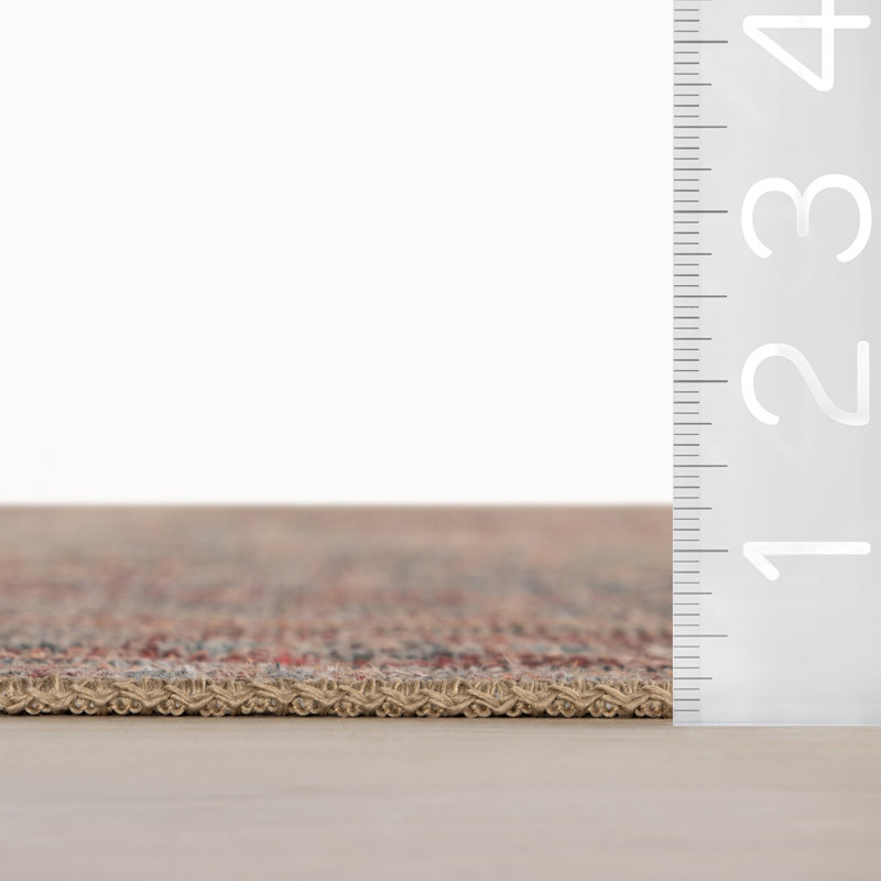 Tapis médaillon Isidora, Rectangle 8 pi 8 po x 10 pi