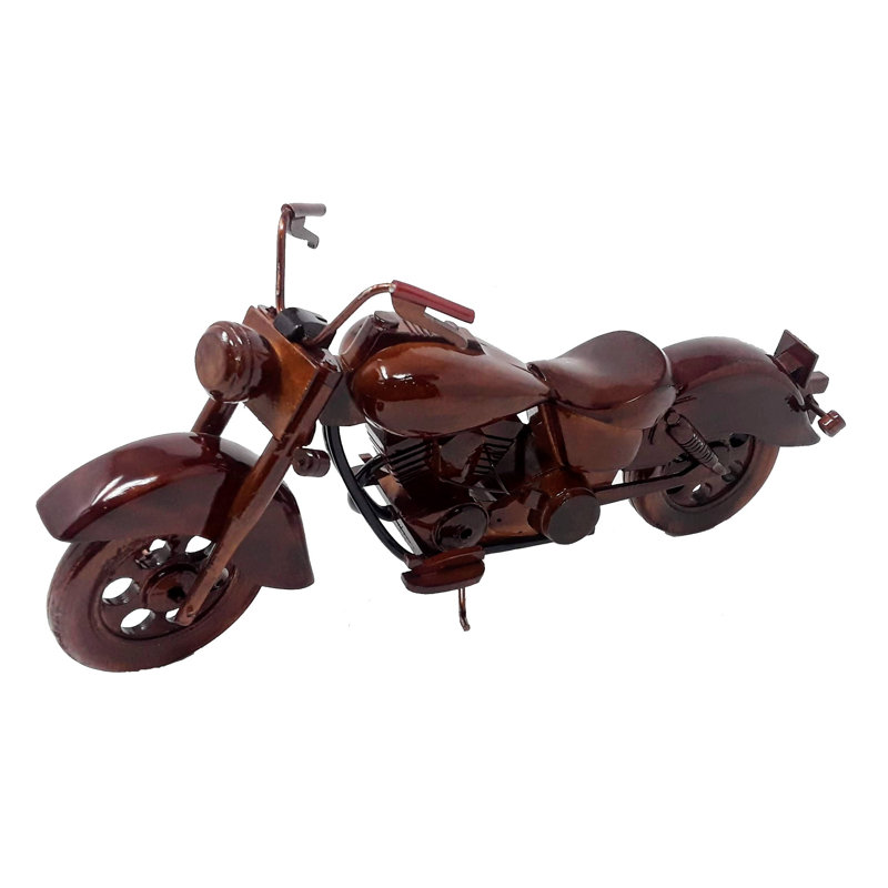 Modèle de moto indien en bois Marame