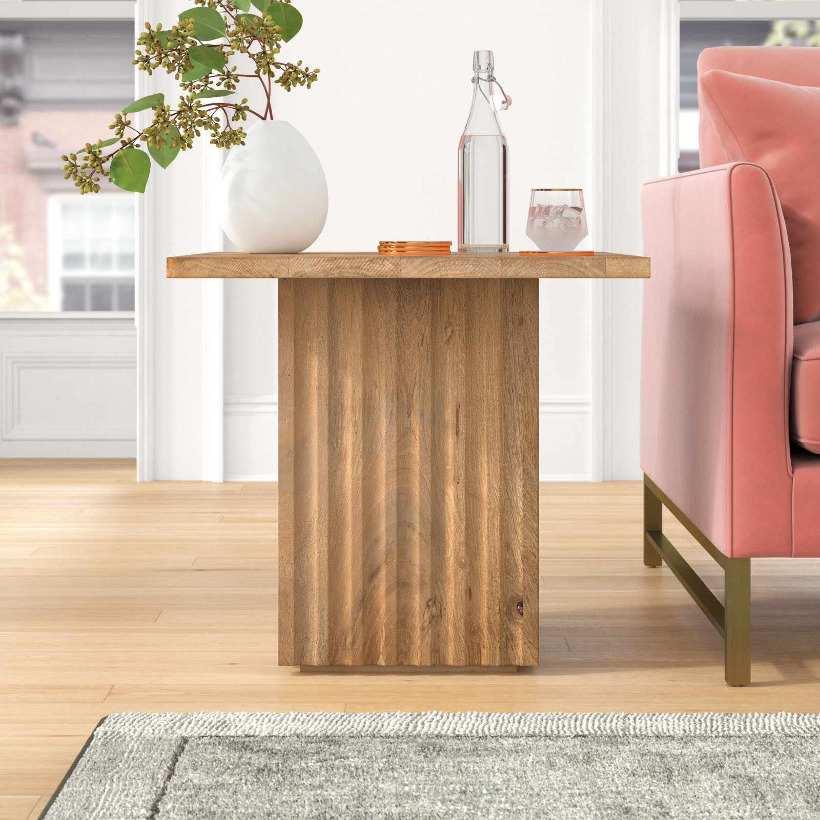 Maverick Solid Wood End Table