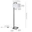 Lampe sur pied arquée 68 po Grayson-184192445