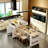 Multifunctional Kitchen Island With Extendable Table, Built-In Power Outlet, And Adjustable Shelves For Small Kitchens-1675539418
