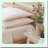 Breathable Cotton Percale Sheet Set - Cooling 4 Piece Full Size Bedding Bundle with Deep Pocket, Easy Care Natural Fabric in Blush Color