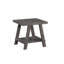 Ensemble de 3 tables basses et 2 tables de bout en bois fini gris grain