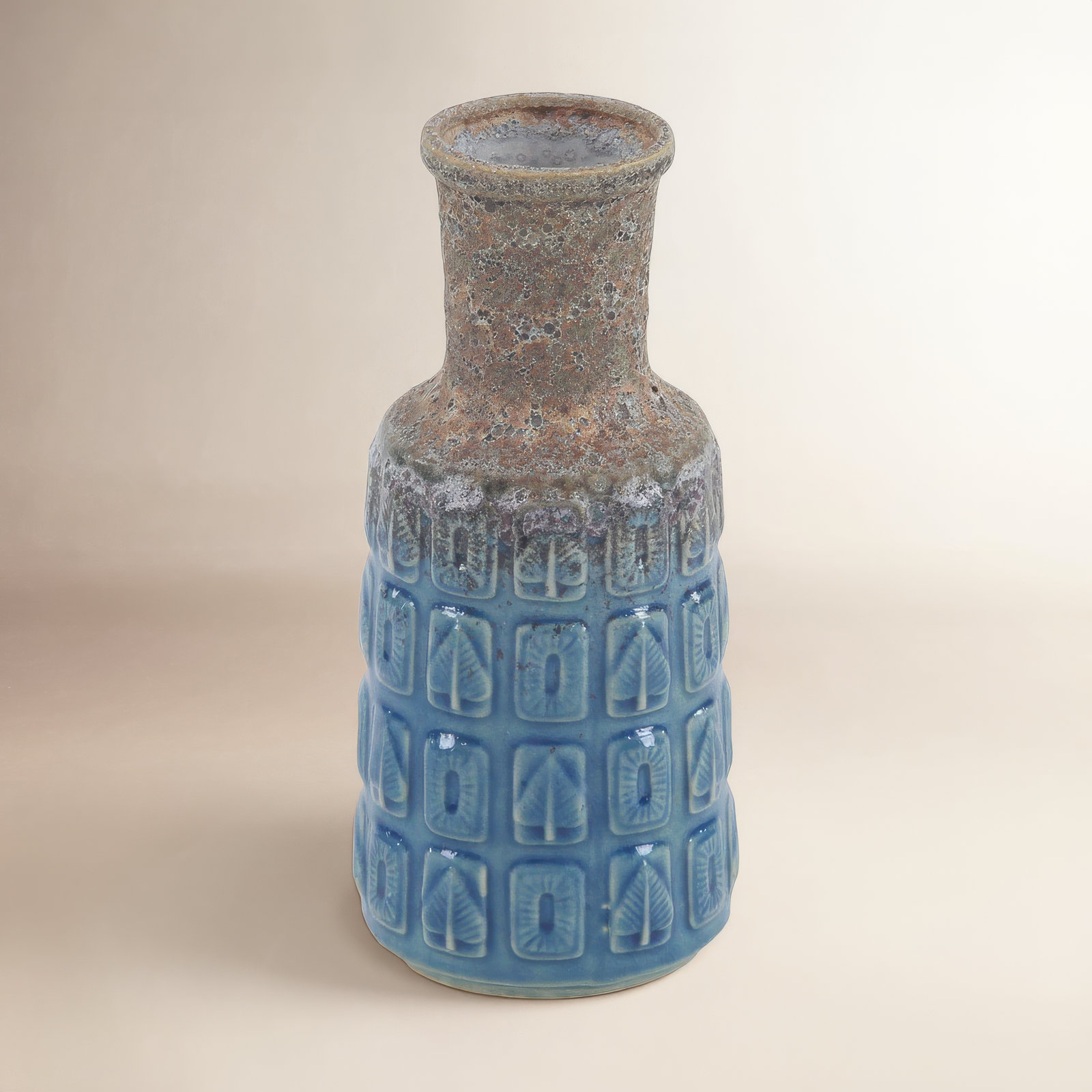 Kreitzer Ceramic Table Vase, 11" H x 5" W x 5" D