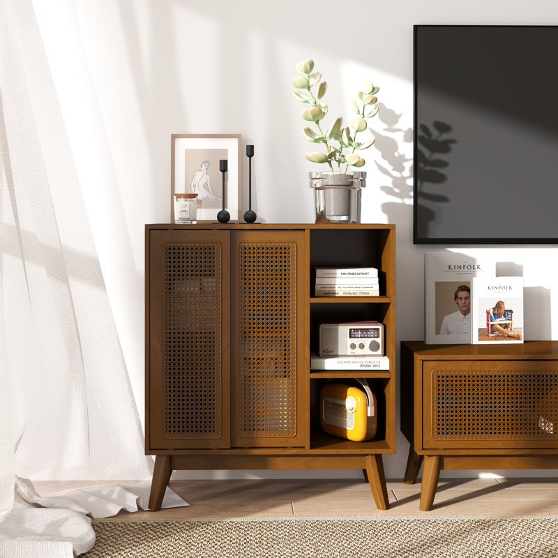 Buffet Mid-Century moderne, Bois clair