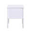 Table de chevet 2 tiroirs Emmett - Blanc (table de chevet seulement)-379688271