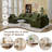 Modern Sofa Modular Sofa, No Armrests, At Will DIY, Corduroy ,Neck Pillow-Back Lounge Sofa Chair,Reading Nook, Or Apartment Living, Lumbar Pillow,6 Seats,Upholstered,-1634054539