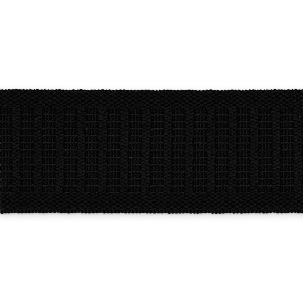 Dritz Elastic Non-Roll 2,5 Cm X 11 M – Tessuto Elastico Antitorsione, Nero, Per Cucito E Sartoria