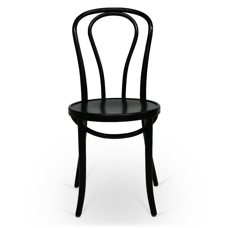 GB-118 VS LQ Side Chair, Black Lacquer