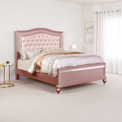 Micanor Tufted Upholstered Panel Bed