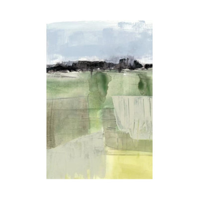 Sage Field II by Jennifer Goldberger - Wrapped Canvas Print