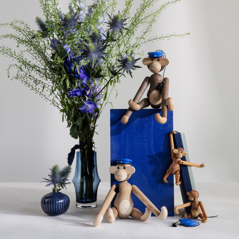 Arc Handmade Glass Table Vase, Dark Blue