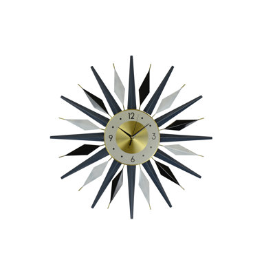 Oversized Round Metal Wall Clock