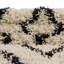 Tapis à poils longs blanc et noir Foundry Select-1821288850
