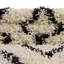 Tapis à poils longs blanc et noir Foundry Select-1821288862