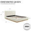 Structure de lit tapissier Drago Boucle-119323575-93547674