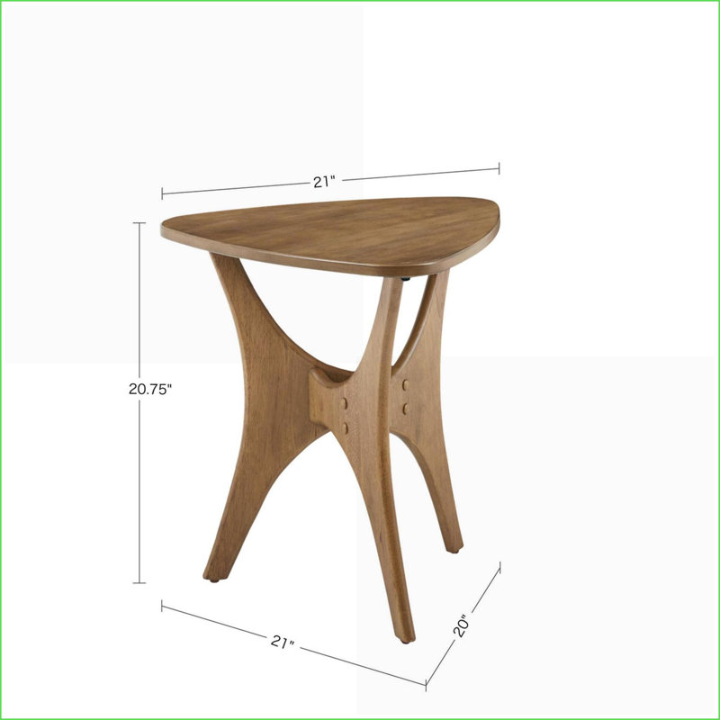 Table basse en orme naturel Mid-Century, Naturel