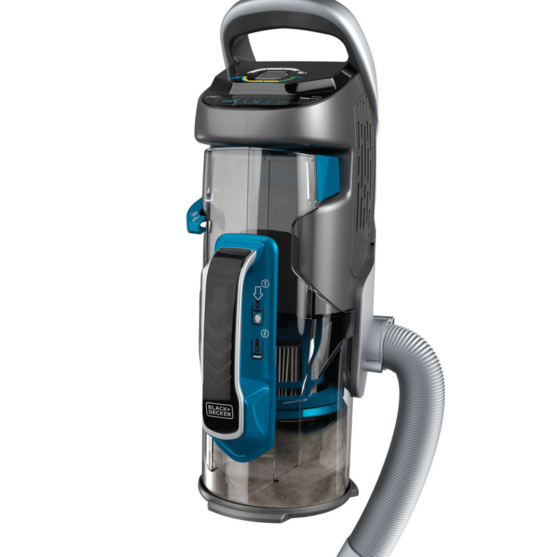 Noir + aspirateur balai sans sac 20 Volt MAX, Bleu