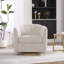 Chaises d'appoint pivotantes avec rangement, chaise de maison moderne en bois de chenille