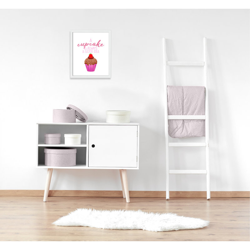 Un petits gâteaux, H 26,5 po x l 22,5 po x P 0,63 po, Cadre blanc