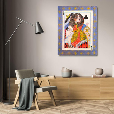 Spaniel Queen of Clubs
