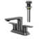 Venda Centerset 2-handle Bathroom Faucet with Drain Assembly