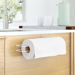 Wall Mount Paper Towel Holder InterDesign Orbinni Under Cabinet Kitchen  Bronze 