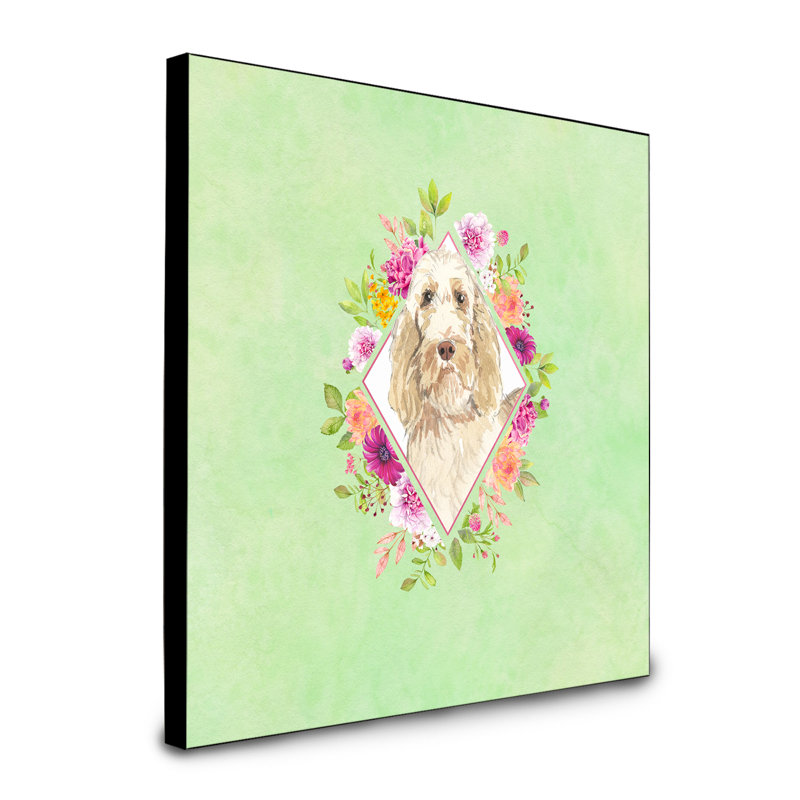 Panneau mural Dollman Flowers, Vert, Spinone