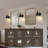 Vintage Style Battery Operated Bedside Wall Sconces, Dimmable LED Lights With Remote Control For Bedroom, Hallway