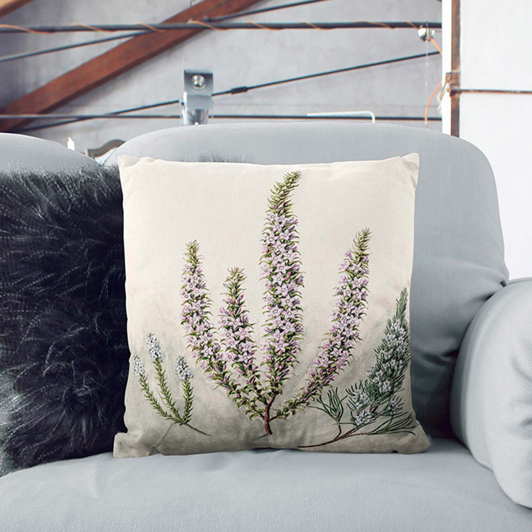 Epacris Flowers by Sarah Featon Cushion with Filling