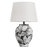 14.96 Inch Modern Black And White Ceramic Table Lamp, 1-Light Plug-In Design