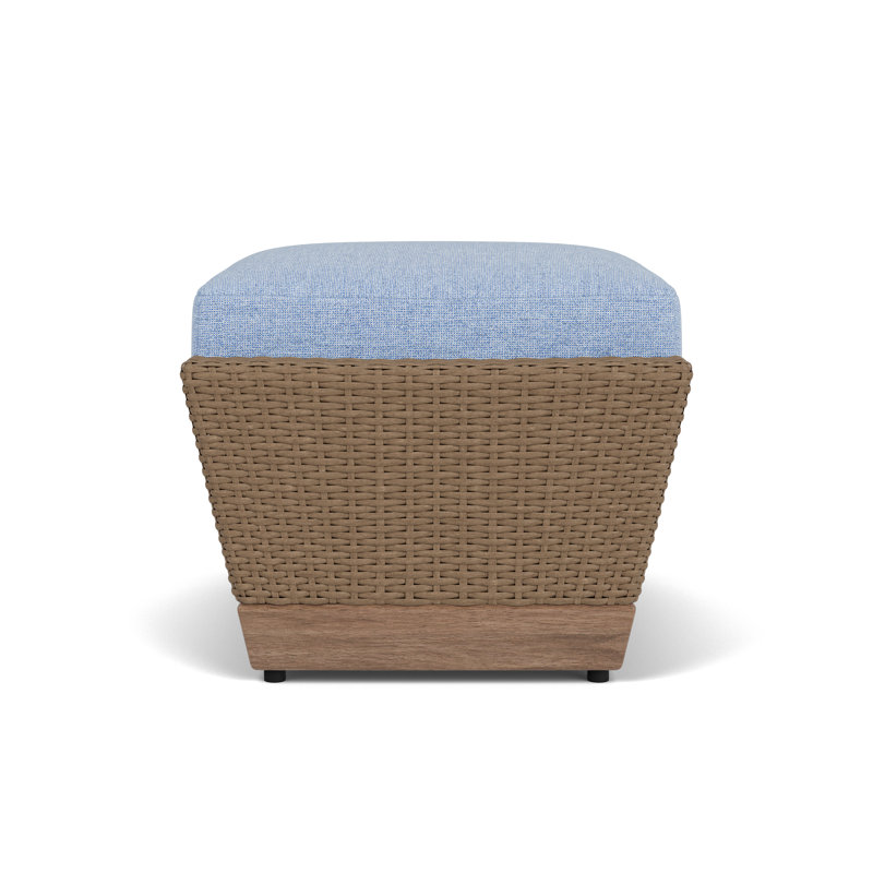 Charisma Rectangle Outdoor Ottoman Patio Ottoman, Demo Skyway