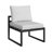 Picket House Furnishings Fontaine 6PC Standard Height Dining Set In Whistler Black-Table, Four Chairs & Bench