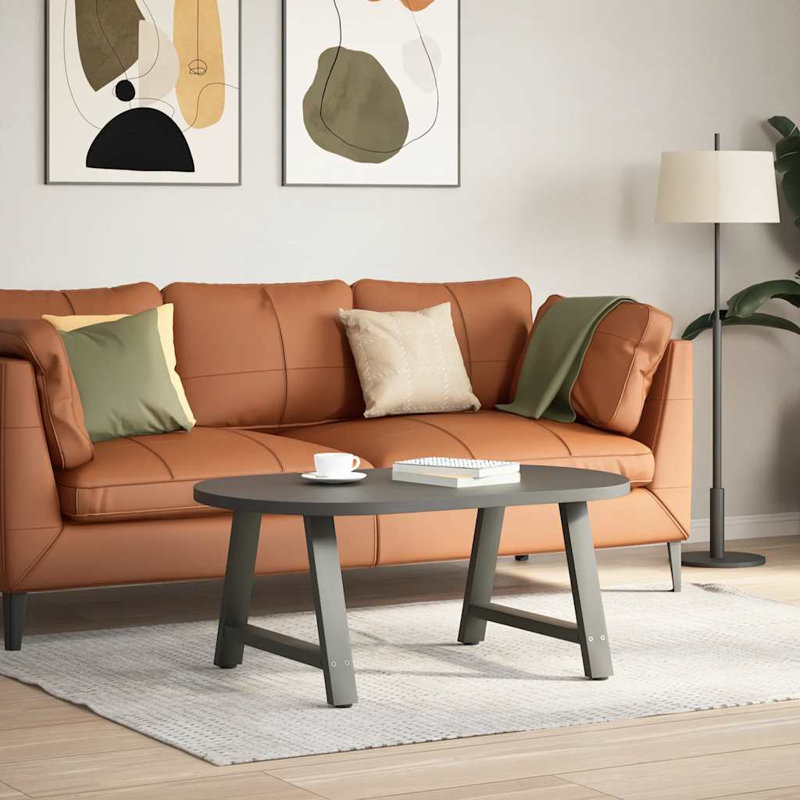 Sarbash Table Leg, 43cm H x 70cm W, Anthracite