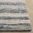 Ebony 777 Hand Tufted Wool/Cotton Striped Rug in Blue/Beige-894275531