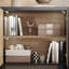 62.7'' W Craft Sideboard Buffet With 4 Doors & Adjustable Shelves & LED Light-1248734252