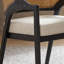 Chaise d'appoint rembourrée en mousse de 19 po H Aliha