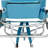 Ostrich The Deluxe Backpacker Portable Beach Chair with Cooler Bag, Light Blue