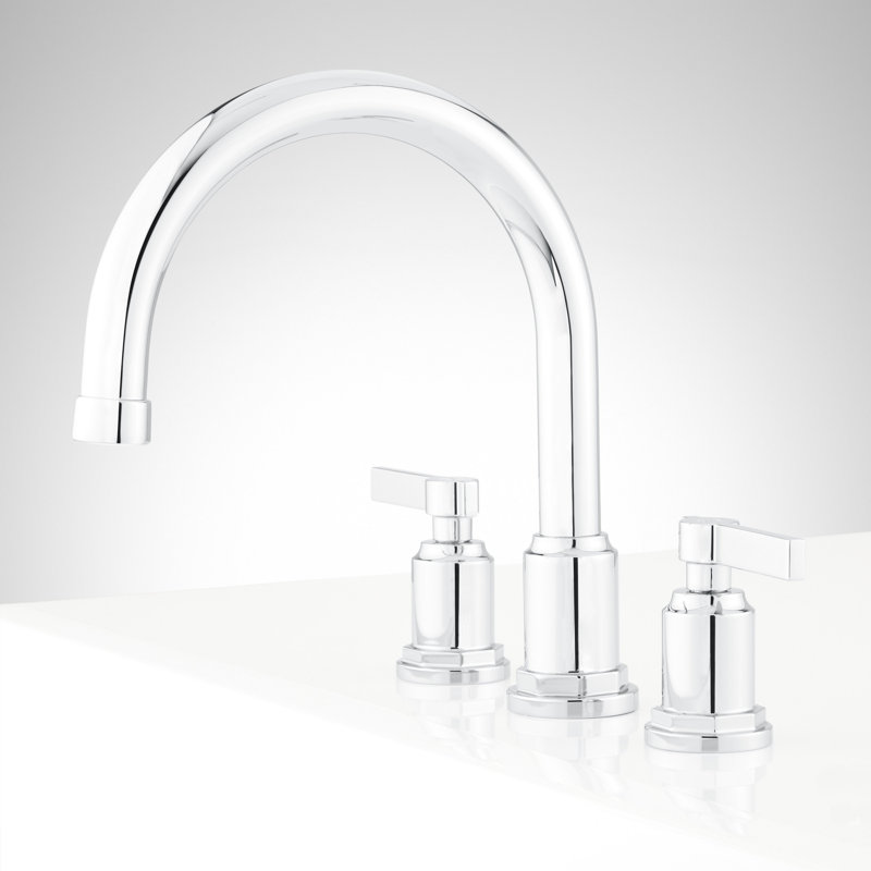 Greyfield Deck Mounted Roman Tub Filler Faucet - less Valve, Chrome