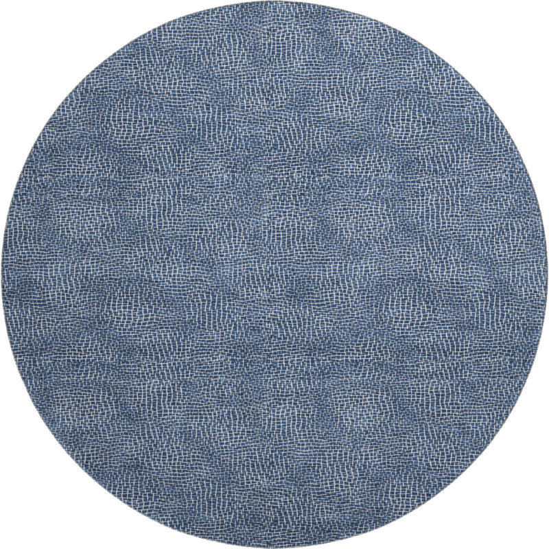 Premium Machine Washable Cossette AMF1057 Geometric Rug, Round 8'