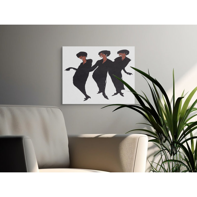 Napper Wrapped Canvas Print Set, 48x16