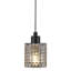 Bisen 1 - Light Black Cylinder Pendant-34269163