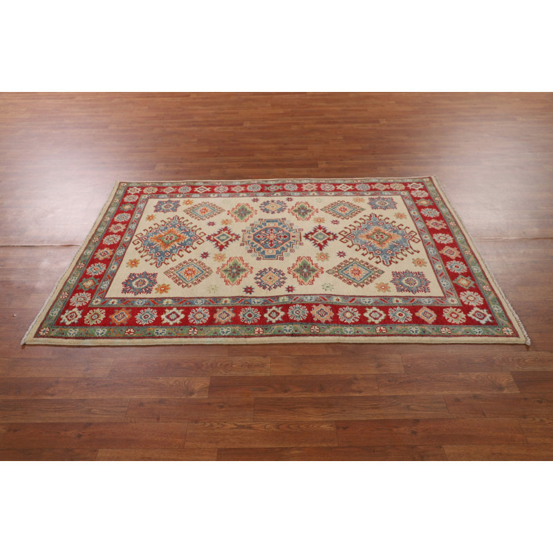 Tapis décoratif géométrique Kazak